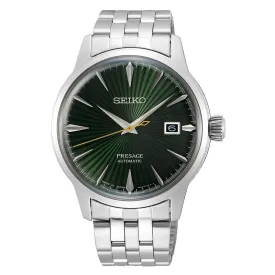 Seiko Presage (Japan Made) Automatic Silver Stainless Steel Band Watch SRPE15J1 (Not For EU Buyers) (LOCAL BUYERS ONLY)