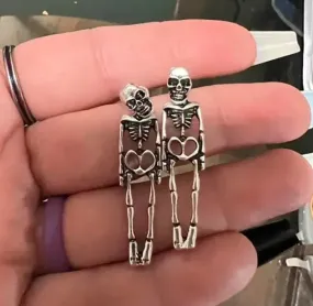 Skeleton Halloween Earrings