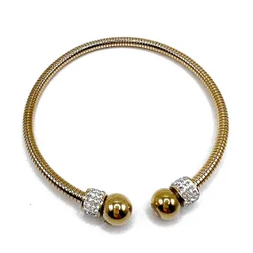 Sphere Open Bangle Bracelet