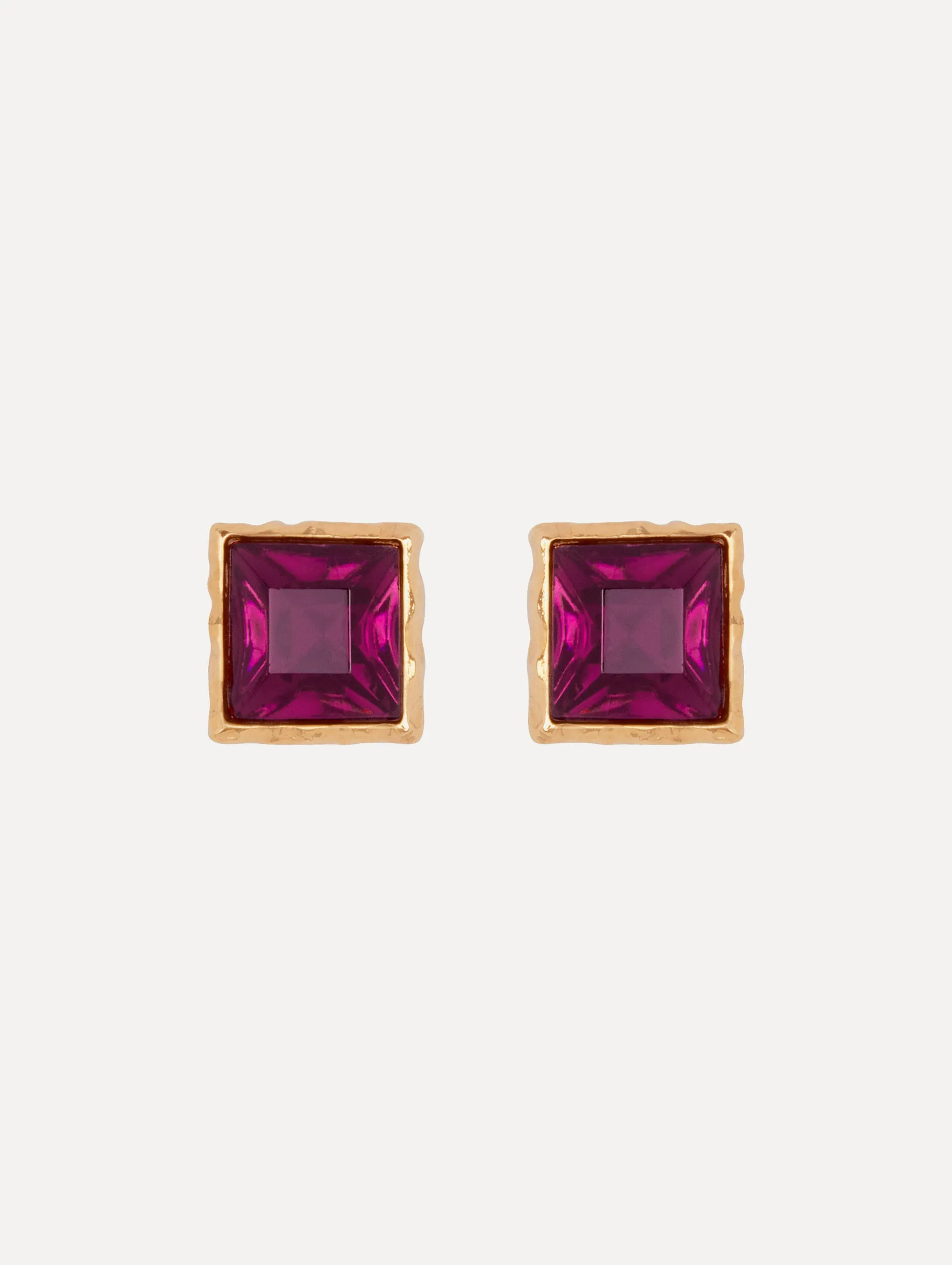 Square Crystal Earrings