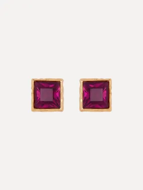 Square Crystal Earrings