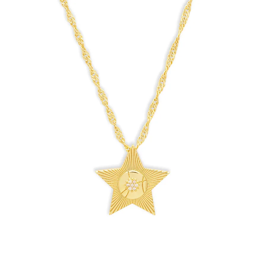 Starlight Navy & Gold Necklace