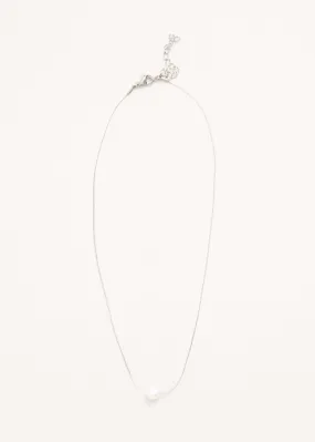 STELLA PEARL NECKLACE - SILVER