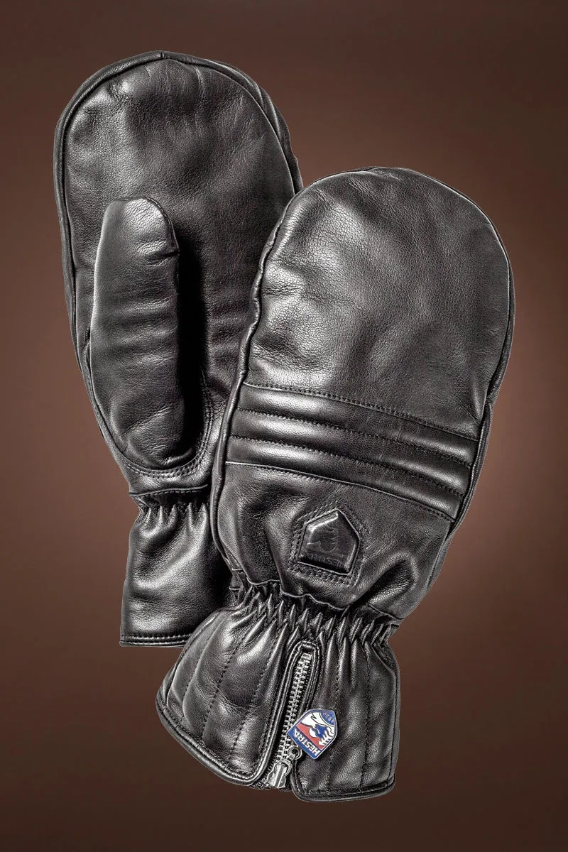 Unisex Leather Swisswool Classic Mittens