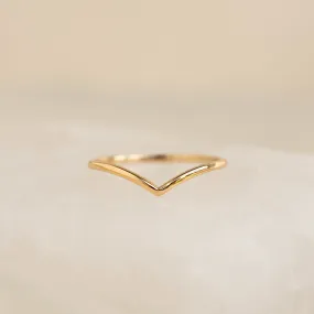 V Ring 14k Gold - Malva