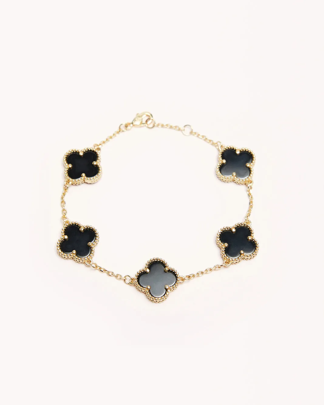 VENETIA BRACELET - BLACK-GOLD