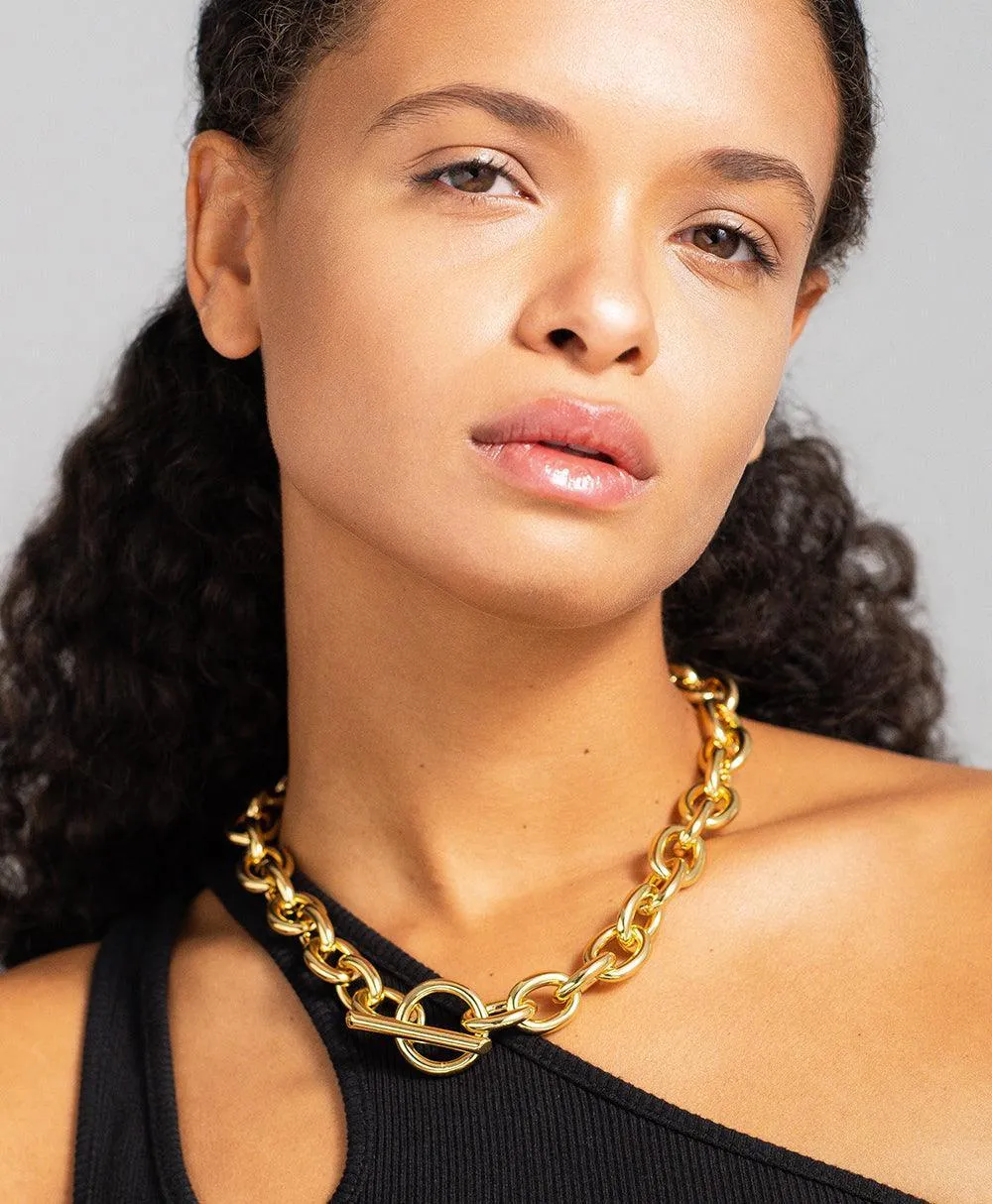 Viveca Necklace 18ct Gold Plated