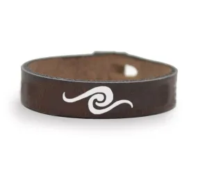 Wave Break Leather Bracelet