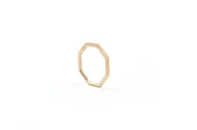 WEDDING BAND  - CHRIS AIRE STACKABLE BAND - RED GOLD®