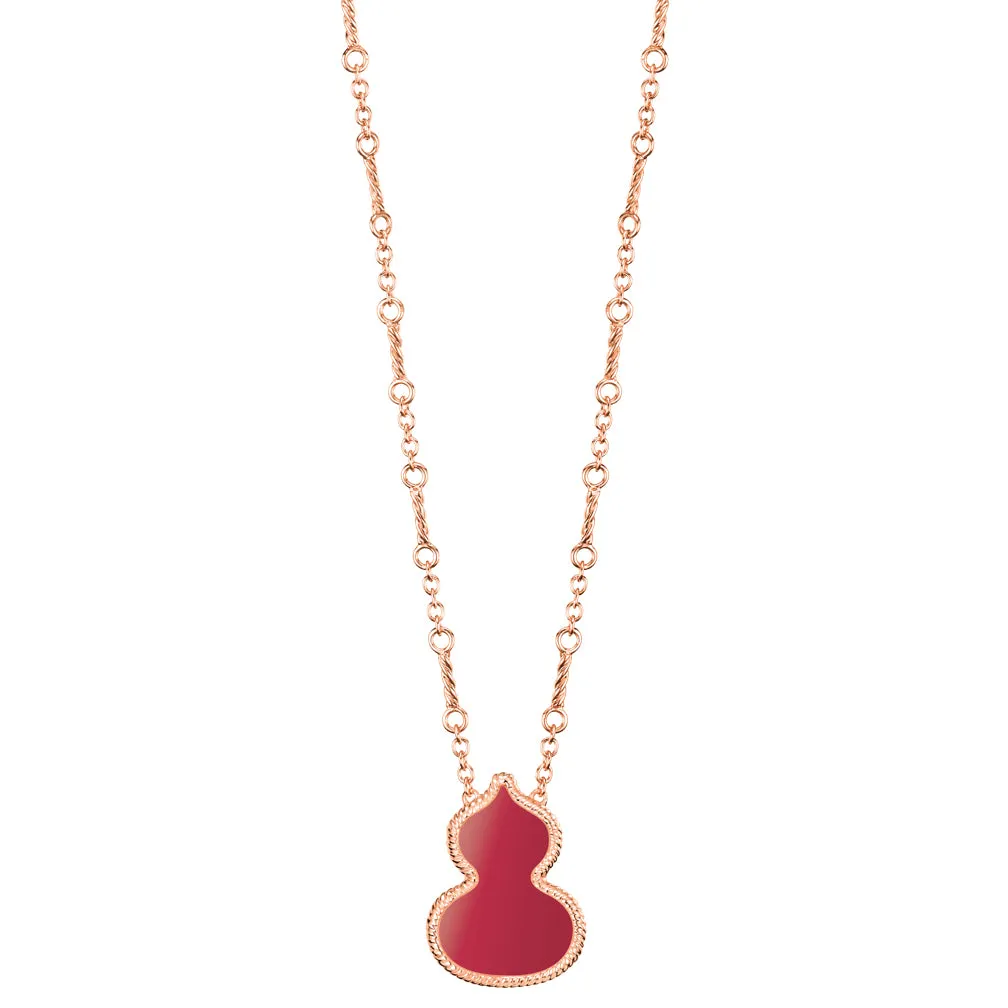 Wulu Necklace Red Agate